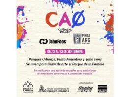 Hoy será inaugurado el mural del Parque de la Familia será inaugurado hoy